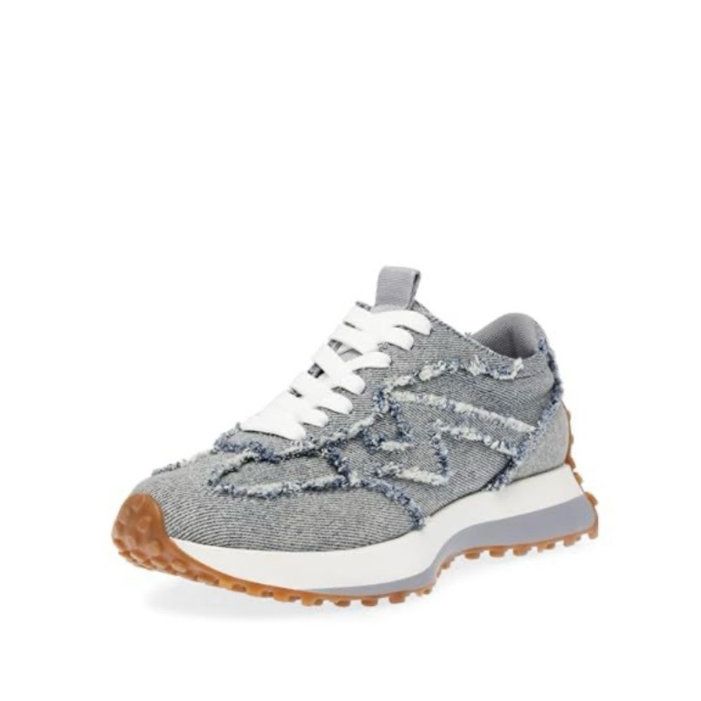 Steve Madden Gray and White Casual Sneakers